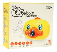 Ente zum Seifenblasenmachen für Kinder ab 3 Jahren, gelb, interaktive Spielzeugkamera