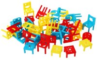 Arcade-Spiel „Turm der Stühle“ für Kinder ab 3 Jahren und Erwachsene + Aufbau von Strukturen