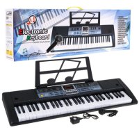 61-Tasten-Tastatur für Kinder ab 5 Jahren, Lernmodus, Timer-Mikrofon – Modell Nr. 6136