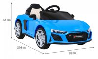 Audi R8 LIFT Batteriebetriebenes Auto Blau + Fernbedienung + EVA-Räder + MP3 + LED