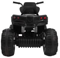 Batteriebetriebenes Quad-ATV für Kinder Schwarz + EVA-Räder + MP3-Radio + LED + Freistart