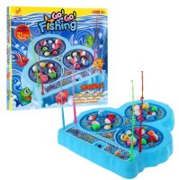 Angel-Arcade-Spiel für Kinder ab 3 Jahren, blau + 21...