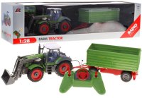Traktor mit Bagger und Anhänger für Kinder ab 3...