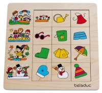 Sortierpuzzle Jahreszeiten