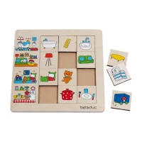 Sortierpuzzle Unser Zuhause