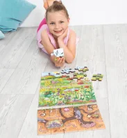 Bodenpuzzle Entdecke Die Blumenwiese