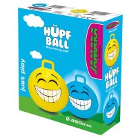 Hüpfball Smile gelb 450mm Springball Lachball...