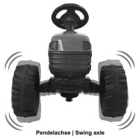 Ride-On Traktor Big Wheel 12V Grün