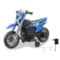 Ride-On Motorrad Power Bike Blau 6V