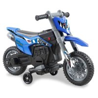 Ride-On Motorrad Power Bike Blau 6V