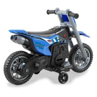 Ride-On Motorrad Power Bike Blau 6V