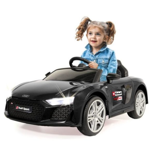 Ride-On Audi R8 Spyder Schwarz 18V Einhell Power X-Change