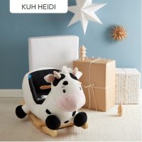 Schaukeltier Kuh Heidi Schaukelpferd Babyschaukeltier 9+ Monate