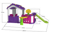 Großes Haus mit Vorraum Purple 5 in 1
