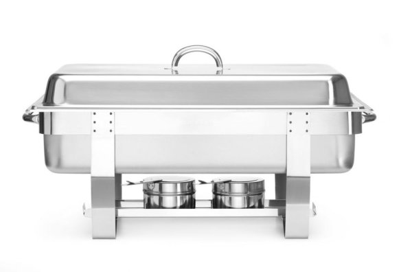 Hendi Chafing Dish Set mit 2xGN1/2 und 3xGN1/3 aus Edelstahl