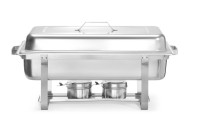 Hendi Chafing Dish Set 2 Stück aus Edelstahl mit GN1/1 9 Liter