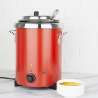 Buffalo Suppenkessel Rot 5,7L, Mit Handgriffen