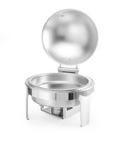 Hendi Chafing Dish ist satiniert mit 6 Liter und Deckel aus Edelstahl