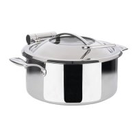 Aps Chafing Dish 4teilig Edelstahl mit Deckelbremse und...